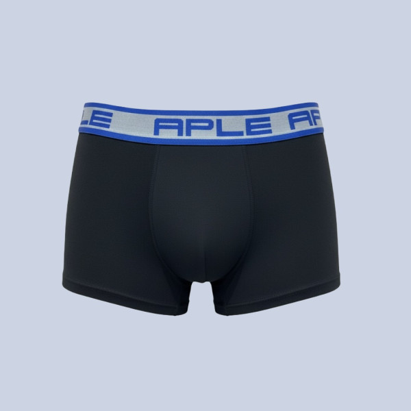 Apple Hipster Μποξεράκι Ανδρικό 2 Τεμάχια και για Μεγάλα Μεγέθη Μαύρο & Πράσινο με χρώμα στο λογότυπο πράσινο & μπλέ 0112970 Lycra