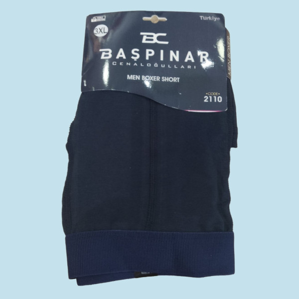 Baspinar Ανδρικό Μποξεράκι με Λάστιχο Μπλέ 2110