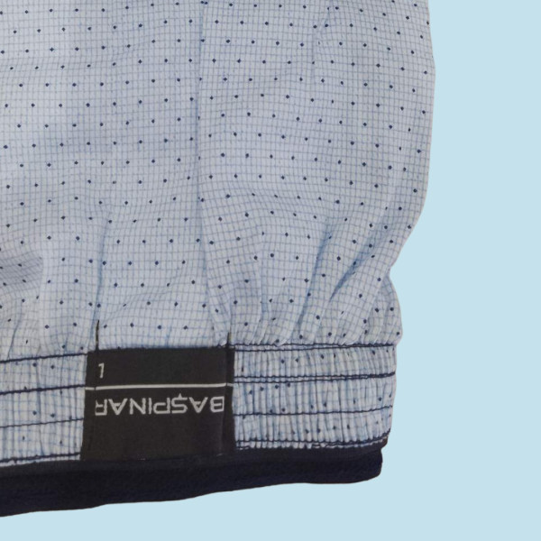 Baspinar Ανδρικό Μποξεράκι με πουά σιέλ 2106-30