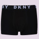 DKNY Ανδρικά Μποξεράκια Σετ 3 Τεμ Μαύρα με γκρι λογότυπο U5-61865