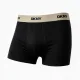 DKNY Ανδρικά Μποξεράκια με φαρδύ Λάστιχο Σετ 3Τεμ U5-61958 Μαύρα με διαφορετικά χρώματα στο λάστιχο μπέζ,γαλάζιο