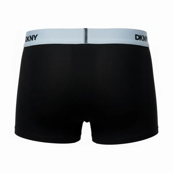 DKNY Ανδρικά Μποξεράκια με φαρδύ Λάστιχο Σετ 3Τεμ U5-61958 Μαύρα με διαφορετικά χρώματα στο λάστιχο μπέζ,γαλάζιο