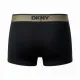 DKNY Ανδρικά Μποξεράκια με φαρδύ Λάστιχο Σετ 3Τεμ U5-61955 Μαύρα με διαφορετικά γηίνα χρώματα στο λάστιχο
