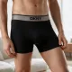 DKNY Ανδρικά Μποξεράκια με φαρδύ Λάστιχο Σετ 3Τεμ U5-61955 Μαύρα με διαφορετικά γηίνα χρώματα στο λάστιχο