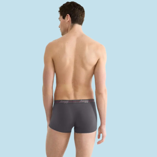 Sloggi Start Hipster Ανδρικά Μπόξερ 2 τεμ γκρί & σκούρο γκρί  10206968-0034