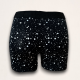 Baspinar Ανδρικό Βαμβακερό Μοντέρνο Μποξεράκι με σχέδια Αστέρια & Πλανήτες και φανταστική εφαρμογή Μαύρο 2101