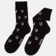 Diwari Happy Men's Socks Κάλτσα Βαμβακερή Ανδρική Μαύρο 17C-151C