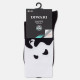 Diwari Happy Men's Socks Panda Κάλτσα Βαμβακερή Πάντα Μαύρο 17C-151C