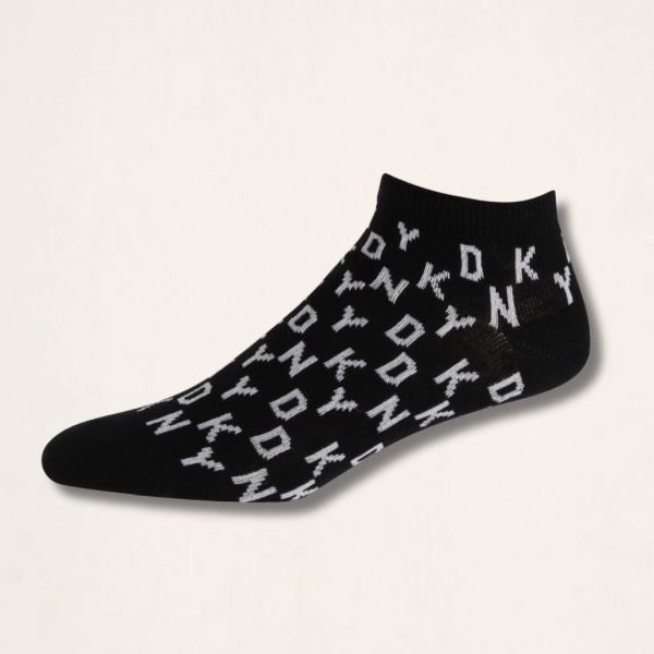 DKNY Γυναικείες Βαμβακερές χαμηλές Κάλτσες Σετ 3τεμ Μαύρο-Λευκό-Γκρί S4-0324 Νο 37-40