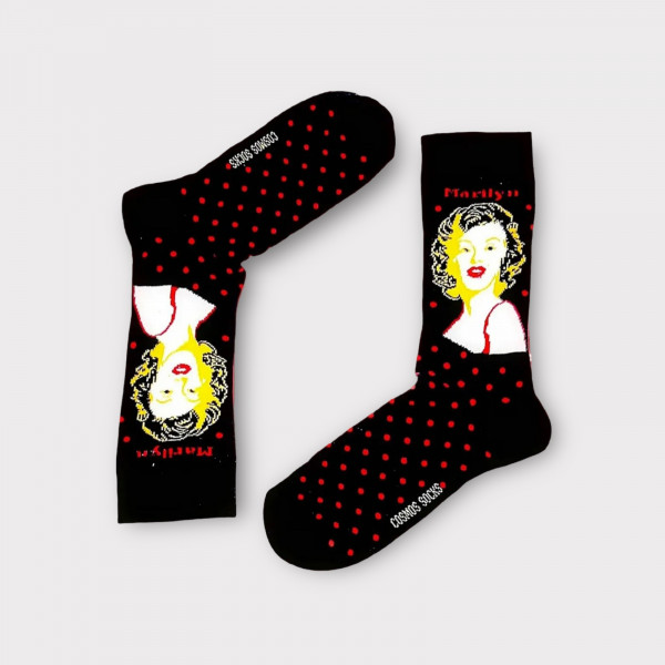 Cosmos Socks Κάλτσες Marilyn Μαύρο