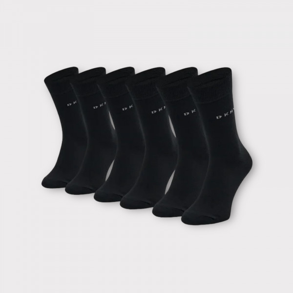DKNY Αντρικές Βαμβακερές Κάλτσες Ψηλές Σετ 3τεμ Μαύρες S5-6200 Νο 40-45