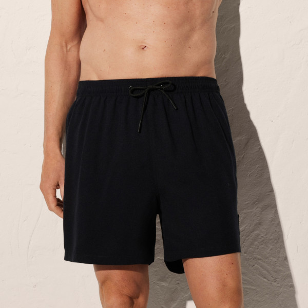 Ysabel Mora Ανδρικό Μαγιό Μακρύ Σόρτς Μαύρο 90180 Men's Swimwear Summer Collection 2024