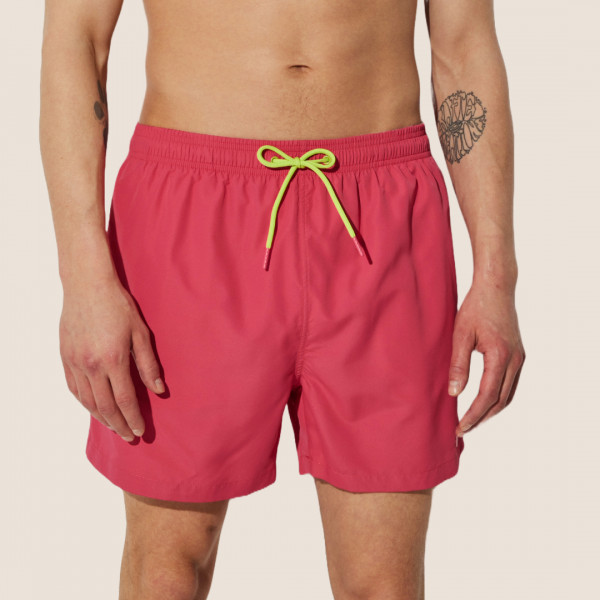 Ysabel Mora Ανδρικό Μαγιό Kοντό Σόρτς Ροζ 90258 Men's Swimwear Summer Collection 2024