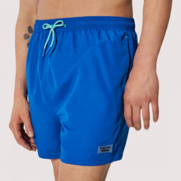 Ysabel Mora Ανδρικό Μαγιό Κοντό Σόρτς Μπλέ με Σχέδια 90255 Men's Swimwear Summer Collection 2024