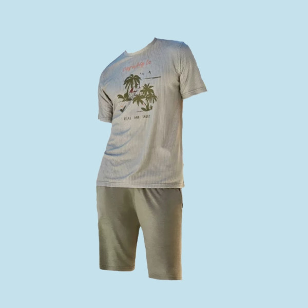 Berrak Πιτζάμα Ανδρική Paradise Πράσινο 9073