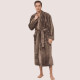 Aruelle Ανδρική Χειμερινή Ρόμπα με ζώνη καφέ Mason Bathroom robe Cigar