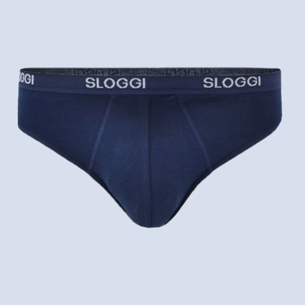 Sloggi Basic Mini Σλιπ Ανδρικό BLUE Stretch cotton 10004711-0080/80