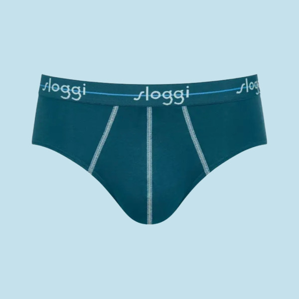 Sloggi Midi Σλιπ Ανδρικό 2 τεμάχια και για Μεγάλα Μεγέθη 10050546-V017/7I