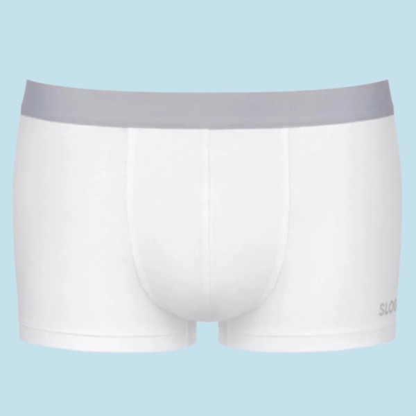 Sloggi Μακρύα βαμβακερά Μποξεράκια Ανδρικά 2 Τεμάχια Οικονομική συσκευασία λεύκο  10217769-0003 Go ABC Short