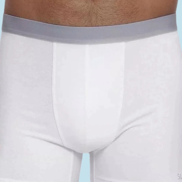 Sloggi Μακρύα βαμβακερά Μποξεράκια Ανδρικά 2 Τεμάχια Οικονομική συσκευασία λεύκο  10217769-0003 Go ABC Short