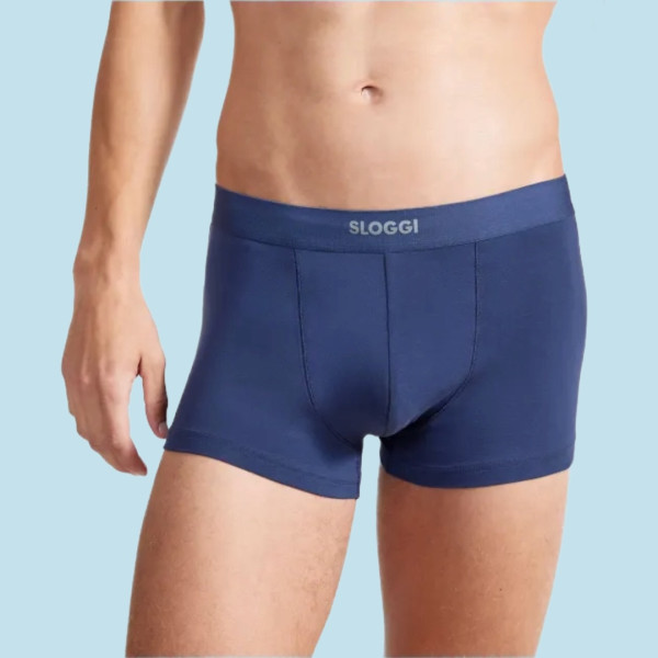 Sloggi Ever Ease Hipster Μποξεράκι Ανδρικό 2 Τεμάχια και για Μεγάλα Μεγέθη Μπλέ  10222379-6312