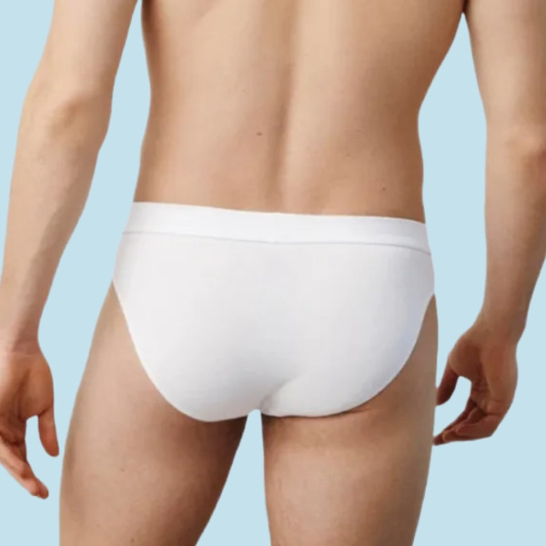 Ysabel Mora ανδρικο κλασσικό λευκό σλιπ Slip βαμβακερό cotton 20150 White