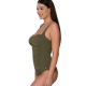 Luna Γυναικείο Ολόσωμο Μαγιό Χακί Olive ιδανικό για μεγάλο στήθος 92068 Summer Collection 