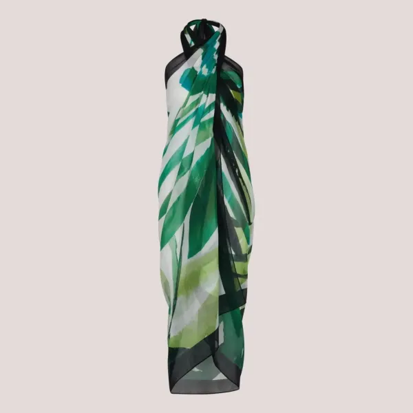 Triumph Γυναικείο Παρεό Beach My wear Multicolour 10222188-0031/31 One size Αποχρώσεις του Πράσινου
