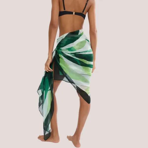 Triumph Γυναικείο Παρεό Beach My wear Multicolour 10222188-0031/31 One size Αποχρώσεις του Πράσινου