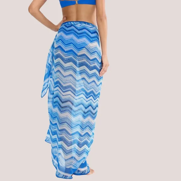 Triumph Γυναικείο Παρεό Beach My wear Multicolour 10222188-M007/B5 One size Αποχρώσεις του Μπλέ 
