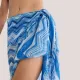 Triumph Γυναικείο Παρεό Beach My wear Multicolour 10222188-M007/B5 One size Αποχρώσεις του Μπλέ 