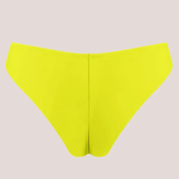 Chlamys Varia Γυναικείο κίτρινο Bottom σλιπ brazil V lurex DK2610-TC03.Yellow