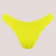 Chlamys Varia Γυναικείο κίτρινο Bottom σλιπ brazil V lurex DK2610-TC03.Yellow