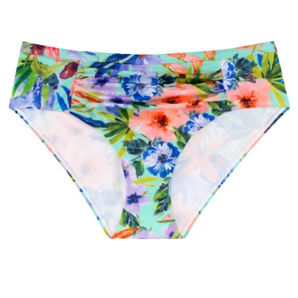 Dorina Γυναικείο Μαγιό Σλιπ Ψηλόμεσο Shaping Bikini Σλίπ Floral διάφορα φανταστικά χρώματα D000542MI010-WH0016 Balabio Island