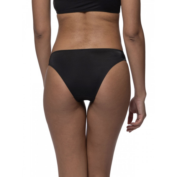 Dorina Bikini Ψηλό V Brazilian Μαύρο με Χρυσό Charm Ασύμμετρο D001774MI010-BK0001 Ibadan High Leg