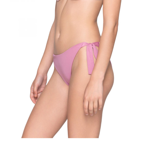 Luna Bikini Δετό Σλίπ με Κορδόνια Ρόζ Απαλό 94124