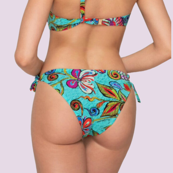 Luna Γυναικείο Μαγιό Σλιπ Κανονικό  Δετό στο πλάι 94495 UNIQUE Summer Swimwear collection 