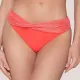 Luna Γυναικείο Bottom slip ψηλόμεσο μαγιό AURA   Summer Collection 94885 Coral Κοραλί