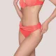 Luna Γυναικείο Bottom slip ψηλόμεσο μαγιό AURA   Summer Collection 94885 Coral Κοραλί