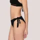 Luna Γυναικείο Μαγιό Σλιπ δετό Fresh summer collection Μαύρο Black 94906