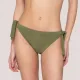 Luna Γυναικείο Μαγιό Σλιπ δετό Fresh summer collection Χακί Khaki 94906