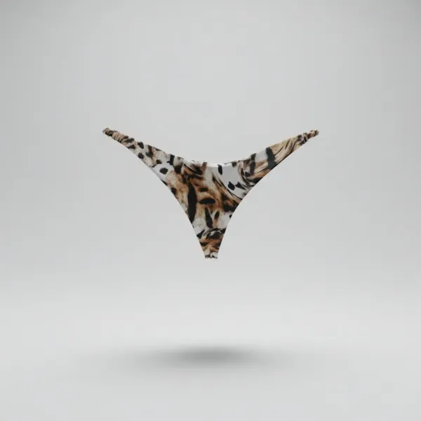 Modern Ocean Γυναικείο Bottom string με animal print C-6244.3