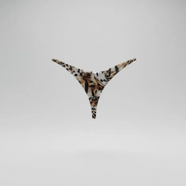 Modern Ocean Γυναικείο Bottom string με animal print C-6244.3