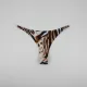 Modern Ocean Γυναικείο Bottom string με animal print C-6244.2