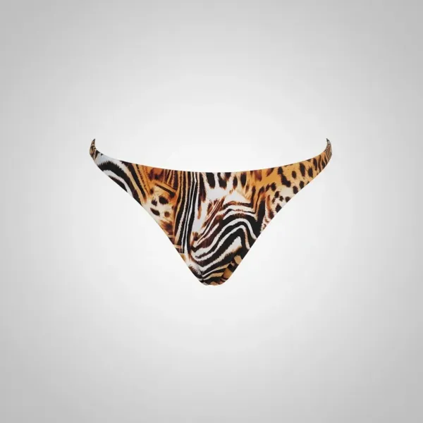 Modern Ocean Γυναικείο Bottom string με animal print C-6244.2