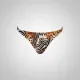 Modern Ocean Γυναικείο Bottom string με animal print C-6244.2