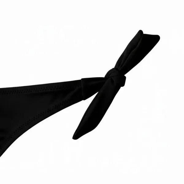 Modern Ocean Γυναικείο Slip μαγιό δετό  plus sizes 934-1.BLACK Mix & Match