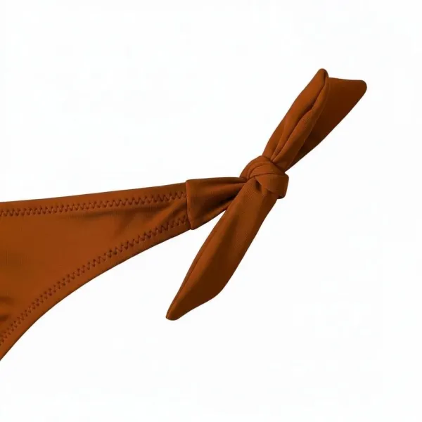 Modern Ocean Γυναικείο Slip μαγιό δετό  plus sizes 934-1.ORANGE Mix & Match