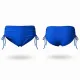 Modern Ocean Γυναικείο Slip μαγιό ψηλόμεσο με κορδόνια plus sizes 957-1.ROYAL BLUE Mix & Match