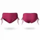 Modern Ocean Γυναικείο Slip μαγιό ψηλόμεσο με κορδόνια plus sizes 957-1.PINK Mix & Match